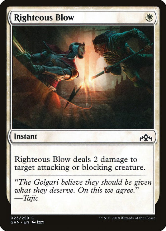 Righteous Blow grn 23