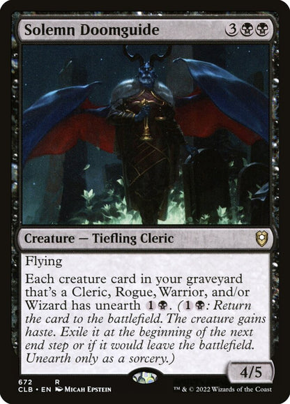 Solemn Doomguide clb 672