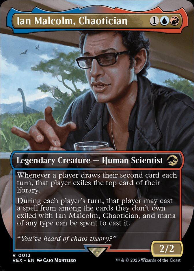 Ian Malcolm, Chaotician rex 13