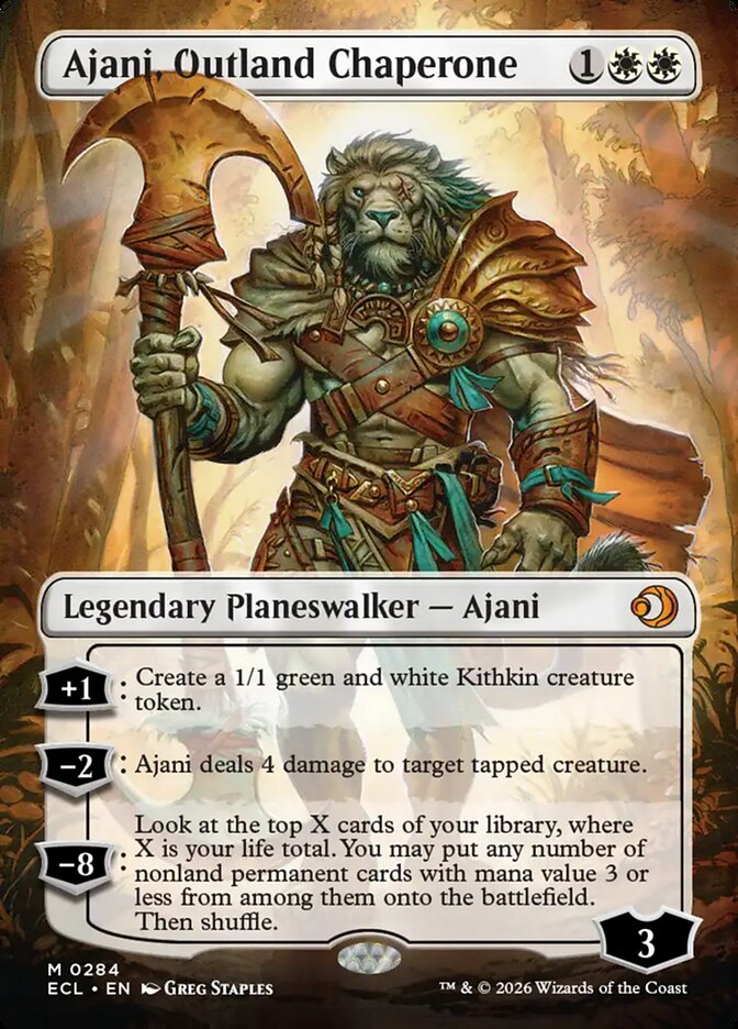 Ajani, Outland Chaperone ecl 284