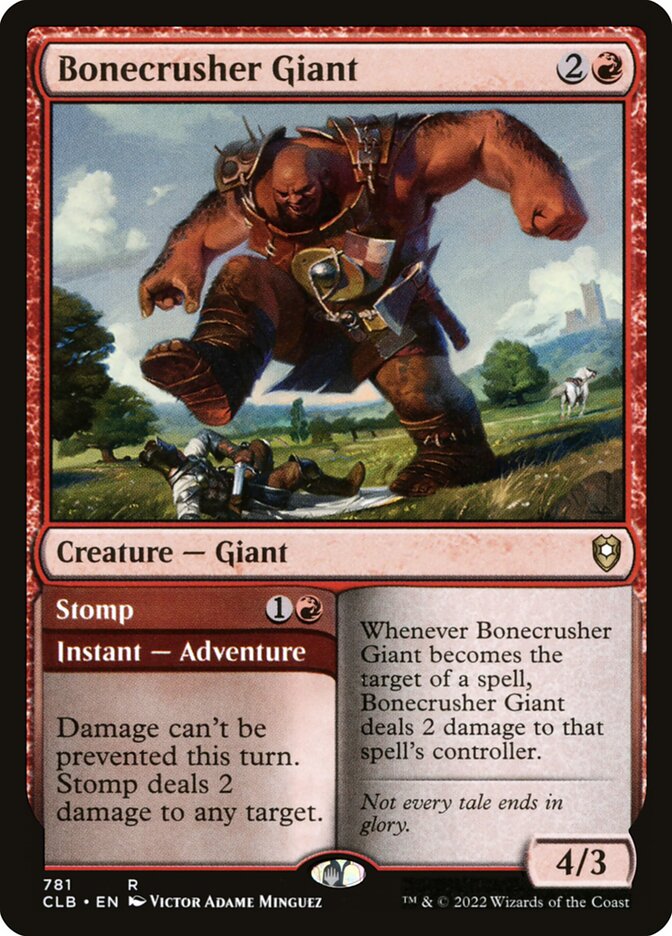 Bonecrusher Giant // Stomp clb 781