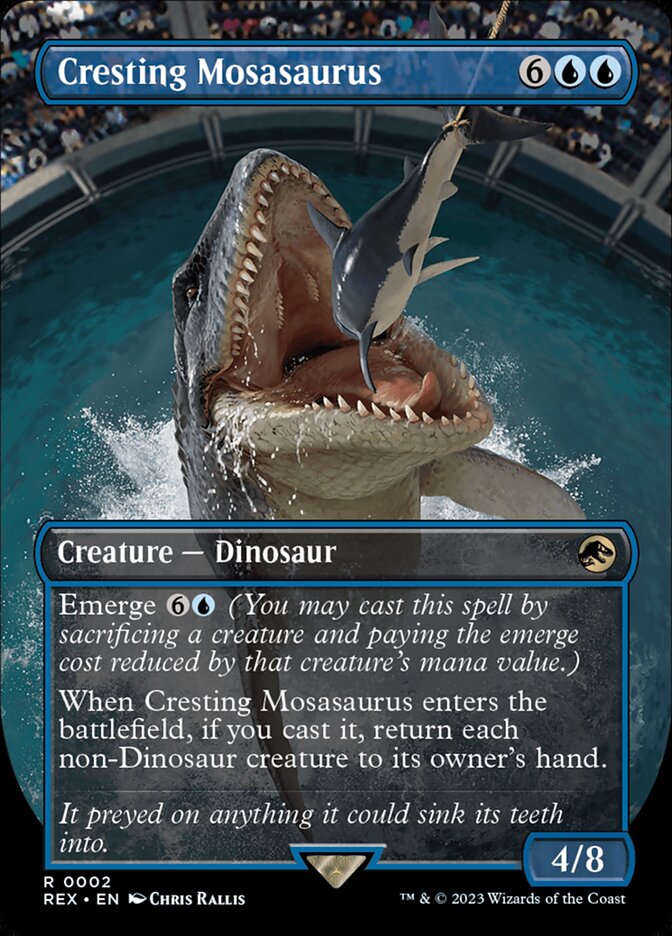 Cresting Mosasaurus rex 2