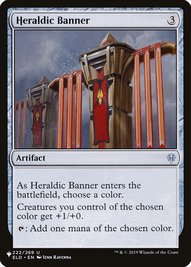 Heraldic Banner plst ELD-222