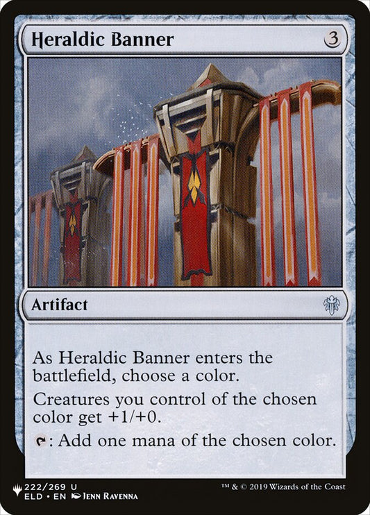 Heraldic Banner plst ELD-222