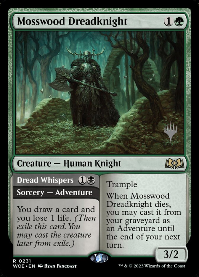 Mosswood Dreadknight // Dread Whispers pwoe 231p