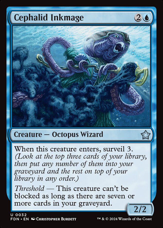 Cephalid Inkmage fdn 32