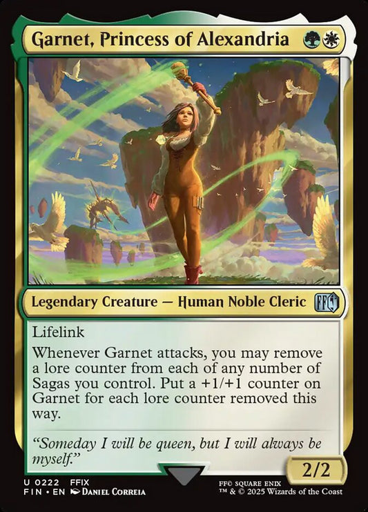 Garnet, Princess of Alexandria fin 222