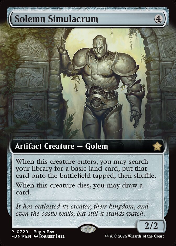 Solemn Simulacrum fdn 729