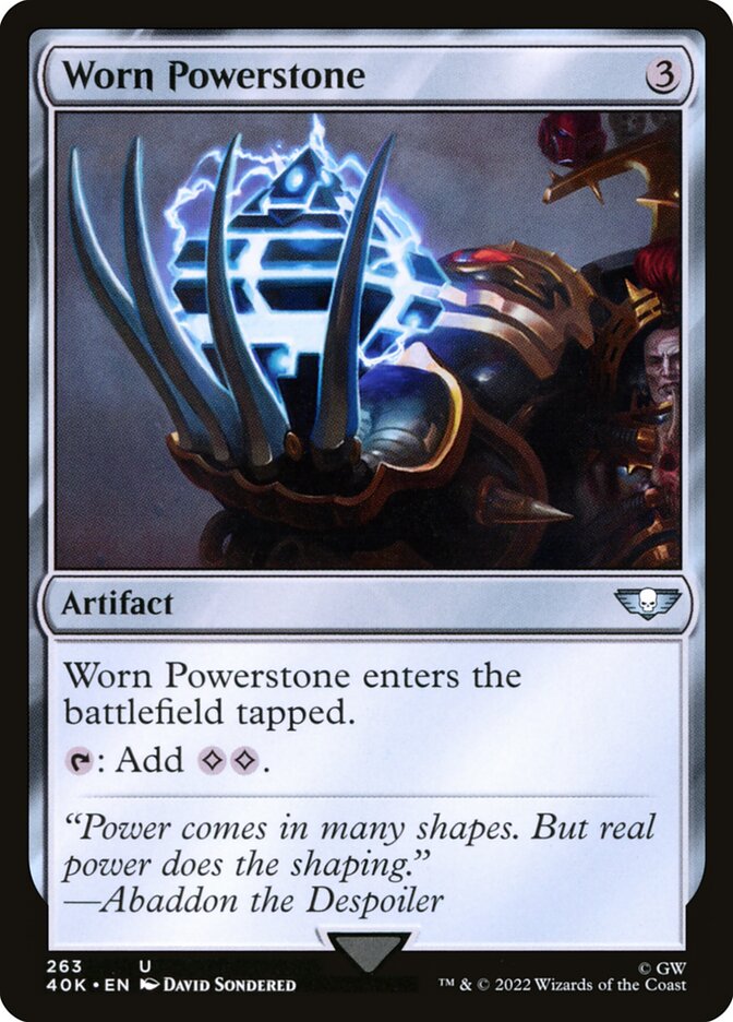 Worn Powerstone 40k 263