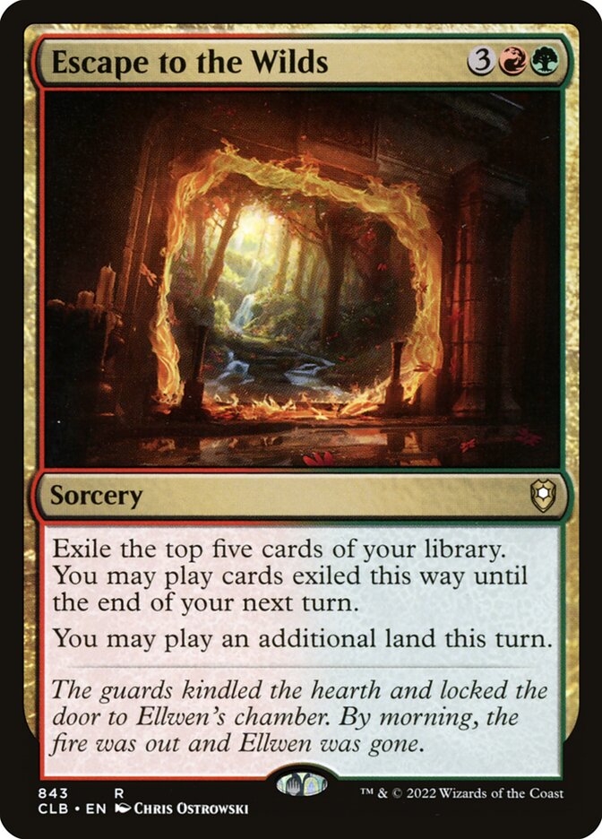 Escape to the Wilds clb 843