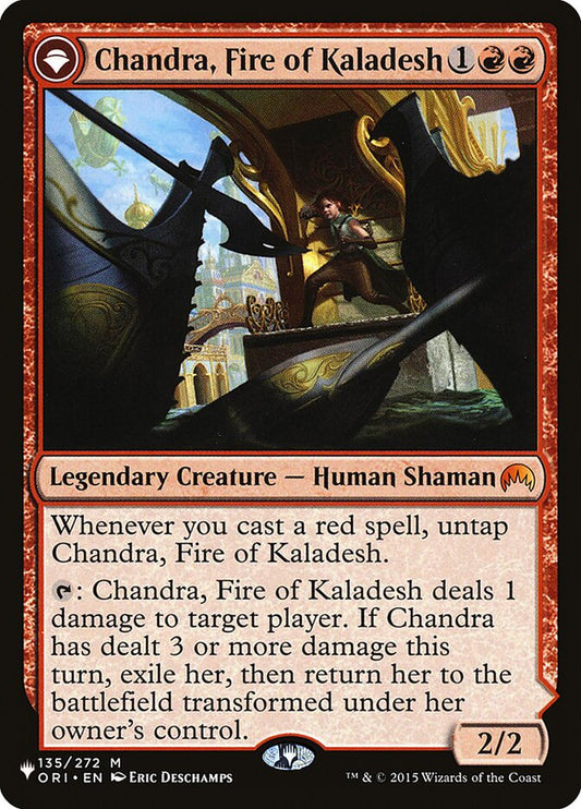 Chandra, Fire of Kaladesh // Chandra, Roaring Flame plst ORI-135