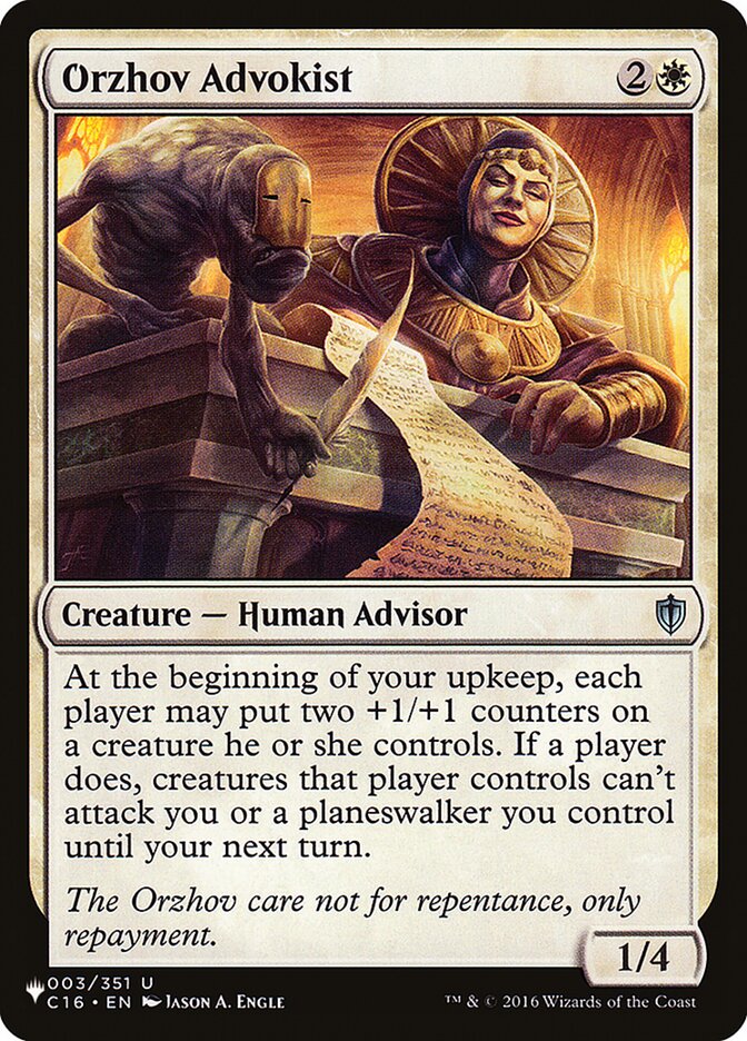 Orzhov Advokist plst C16-3