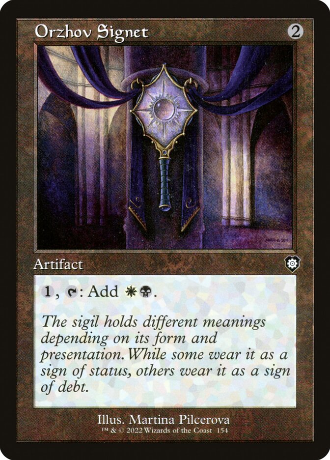 Orzhov Signet brc 154