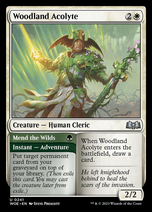 Woodland Acolyte // Mend the Wilds woe 241