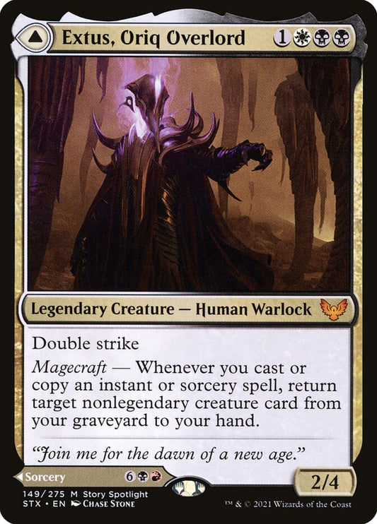 Extus, Oriq Overlord // Awaken the Blood Avatar stx 149
