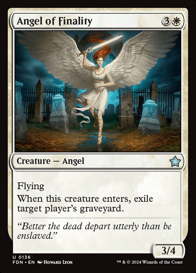 Angel of Finality fdn 136