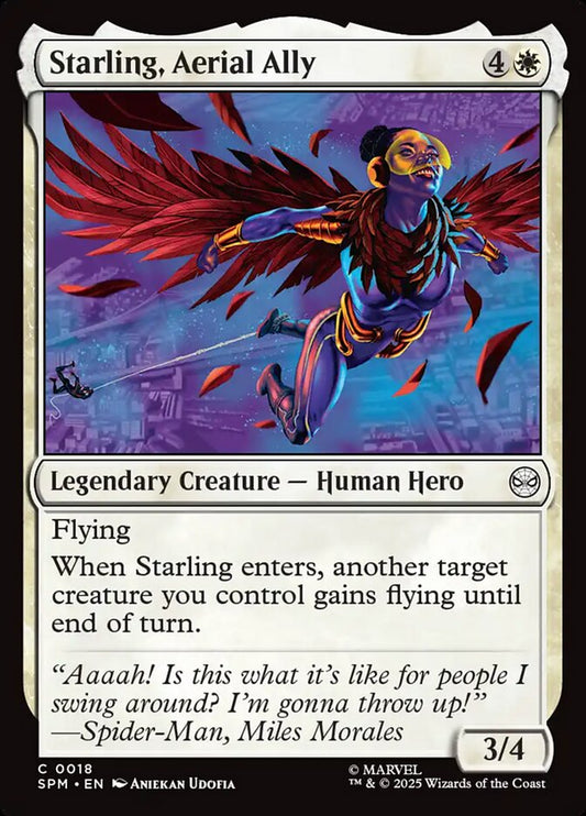 Starling, Aerial Ally spm 18