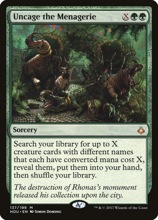 Uncage the Menagerie hou 137