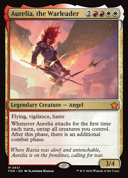Aurelia, the Warleader fdn 651