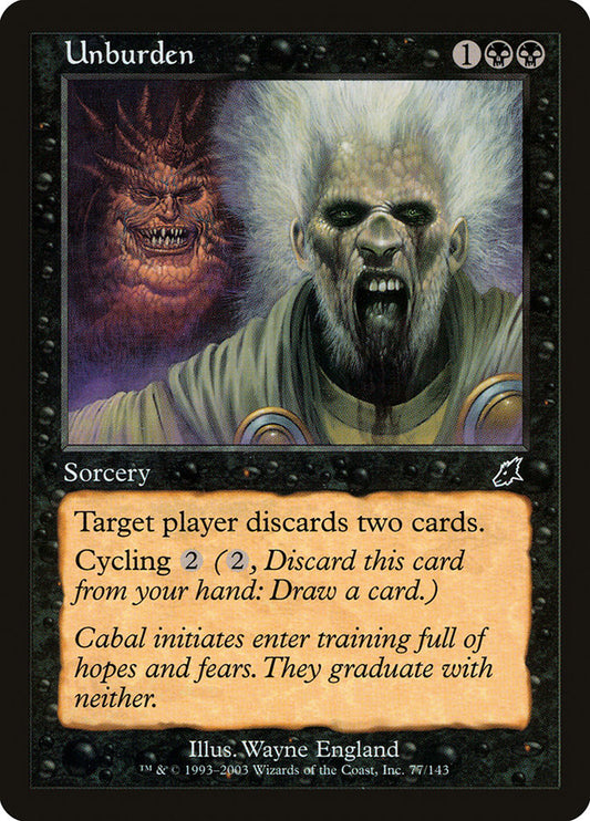 Unburden scg 77