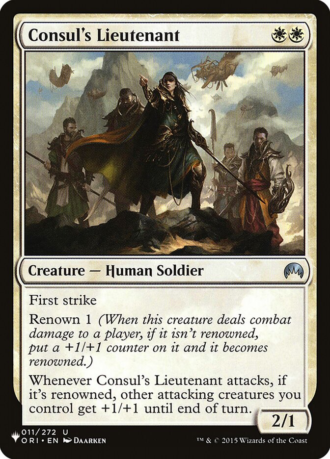 Consul's Lieutenant plst ORI-11