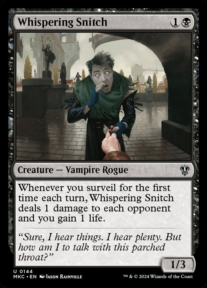 Whispering Snitch mkc 144