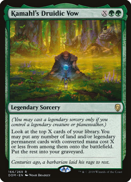 Kamahl's Druidic Vow dom 166