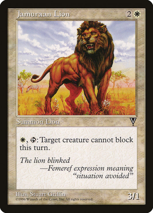 Jamuraan Lion vis 10