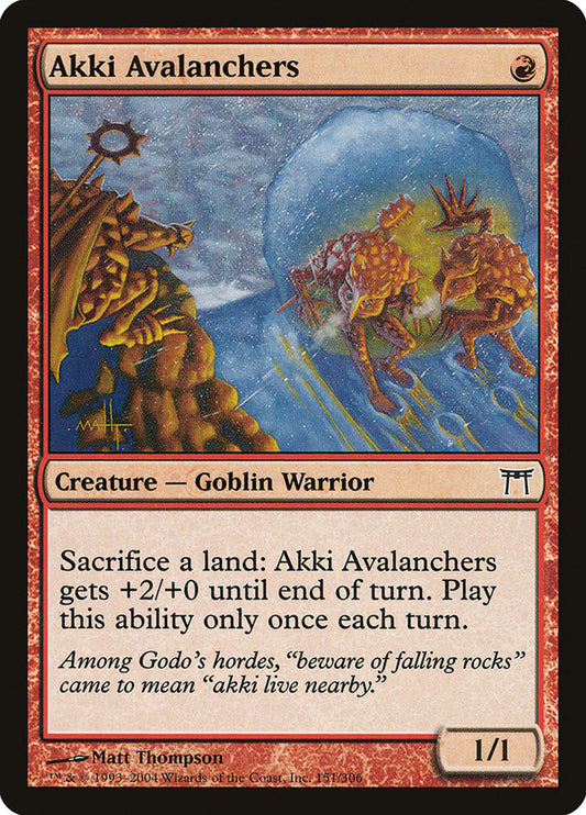 Akki Avalanchers chk 151