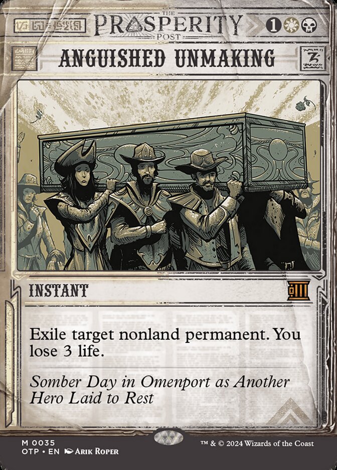 Anguished Unmaking otp 35