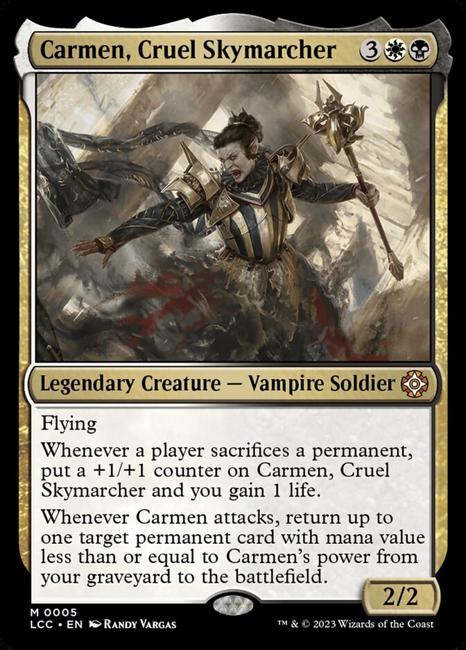 Carmen, Cruel Skymarcher lcc 5