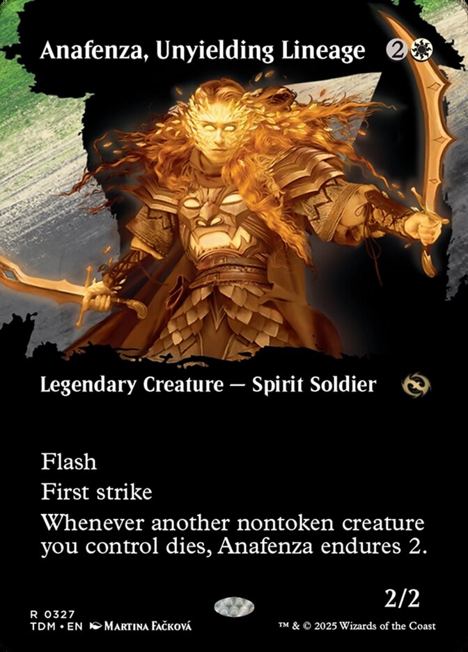 Anafenza, Unyielding Lineage tdm 327
