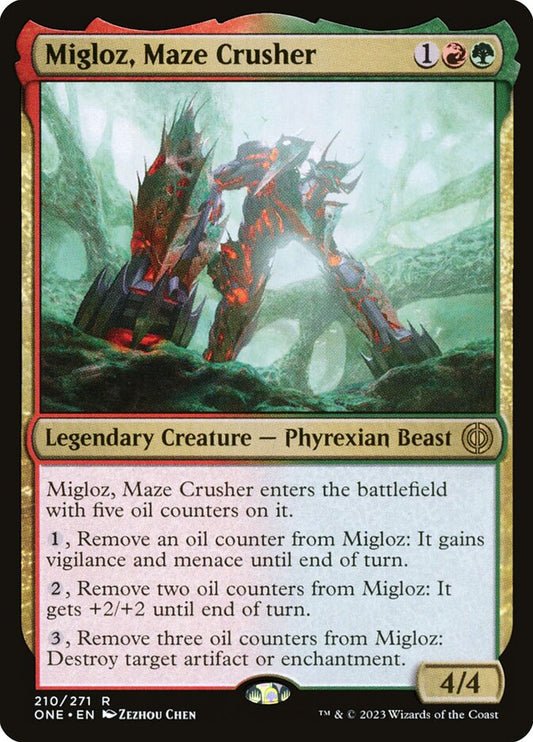 Migloz, Maze Crusher one 210