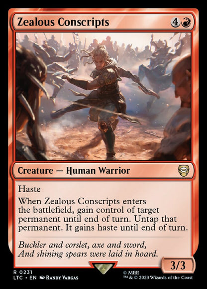 Zealous Conscripts ltc 231