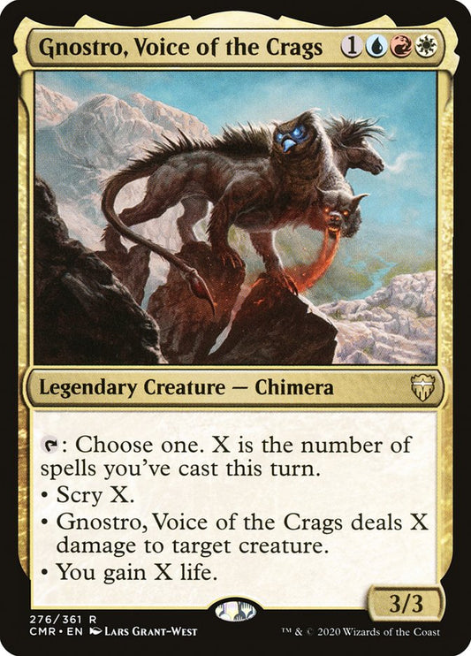 Gnostro, Voice of the Crags cmr 276