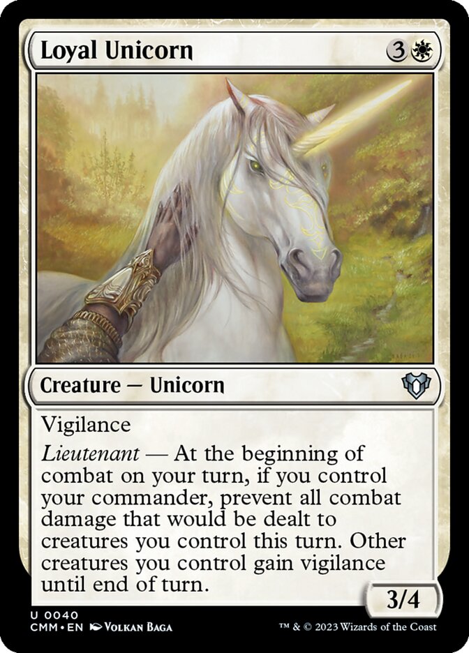 Loyal Unicorn cmm 40
