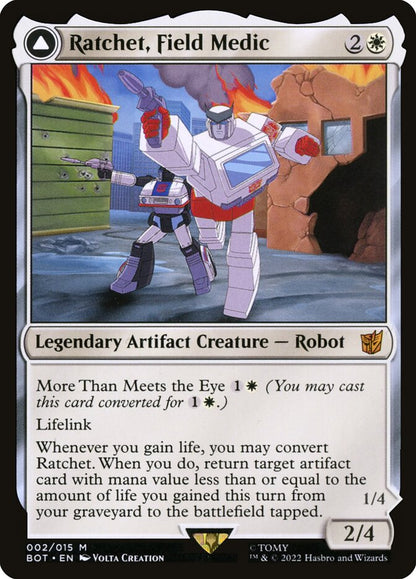Ratchet, Field Medic // Ratchet, Rescue Racer bot 2