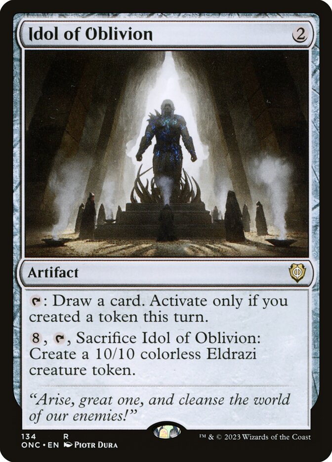 Idol of Oblivion onc 134