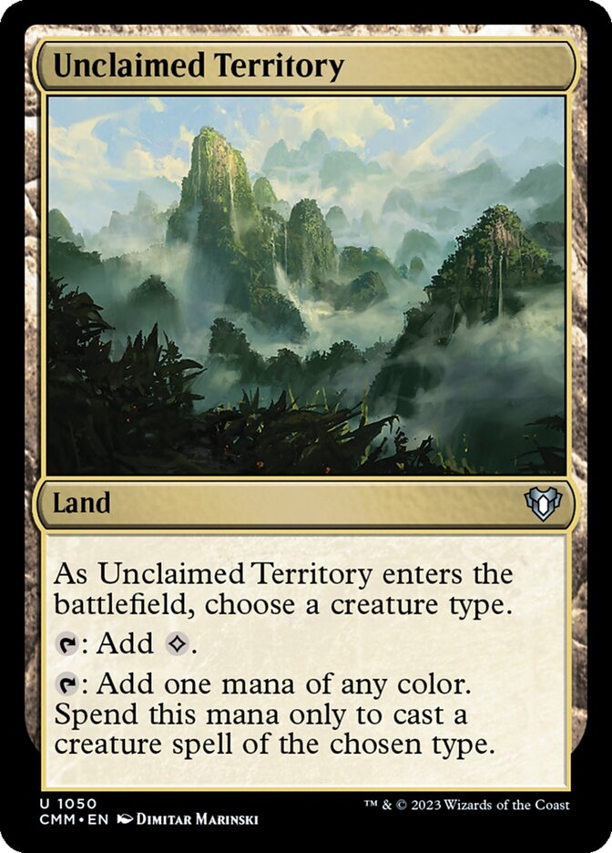 Unclaimed Territory cmm 1050