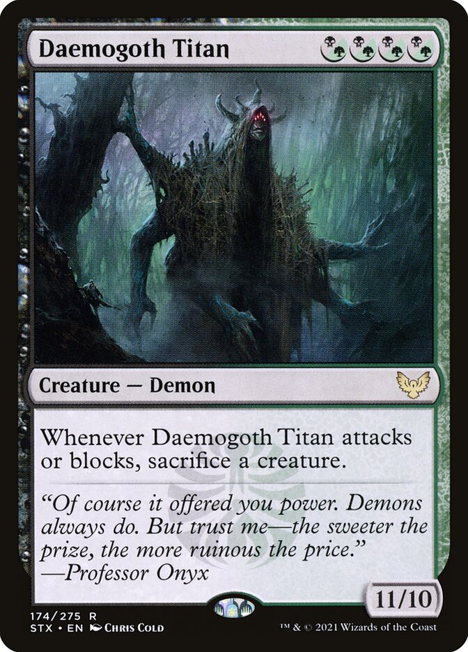 Daemogoth Titan stx 174