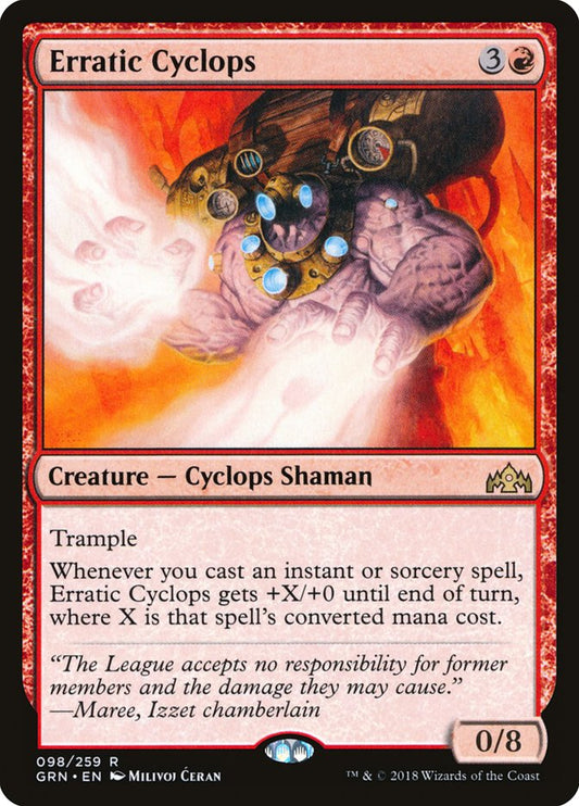 Erratic Cyclops grn 98