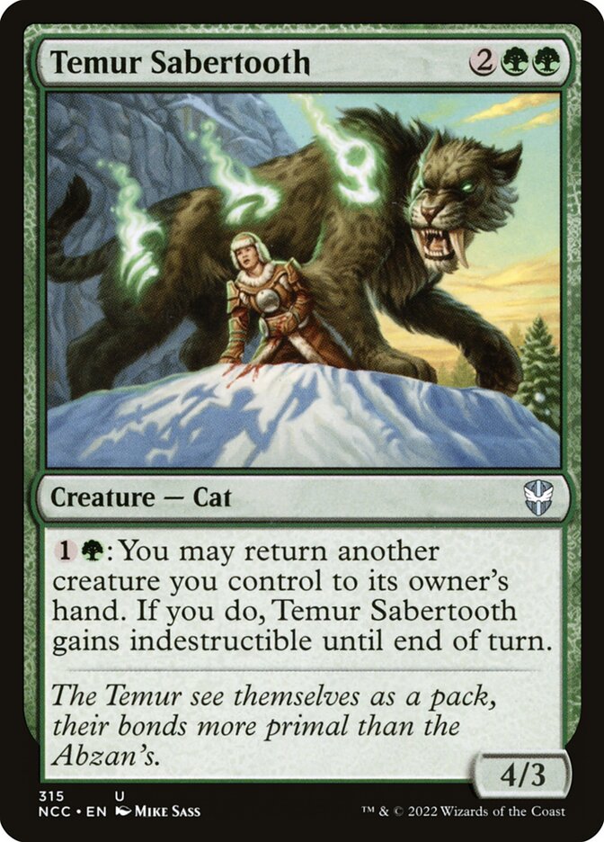 Temur Sabertooth ncc 315