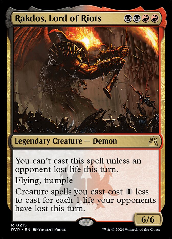 Rakdos, Lord of Riots rvr 215