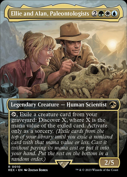Ellie and Alan, Paleontologists rex 10