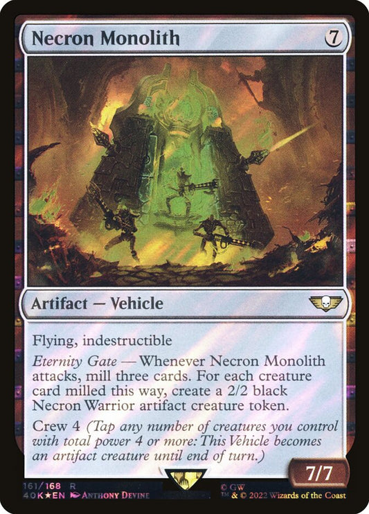 Necron Monolith 40k 161★