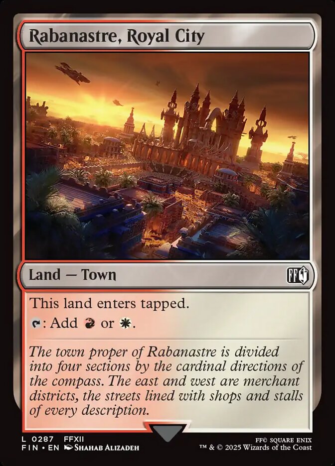 Rabanastre, Royal City fin 287