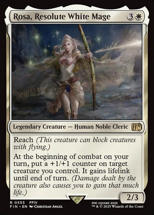 Rosa, Resolute White Mage fin 555
