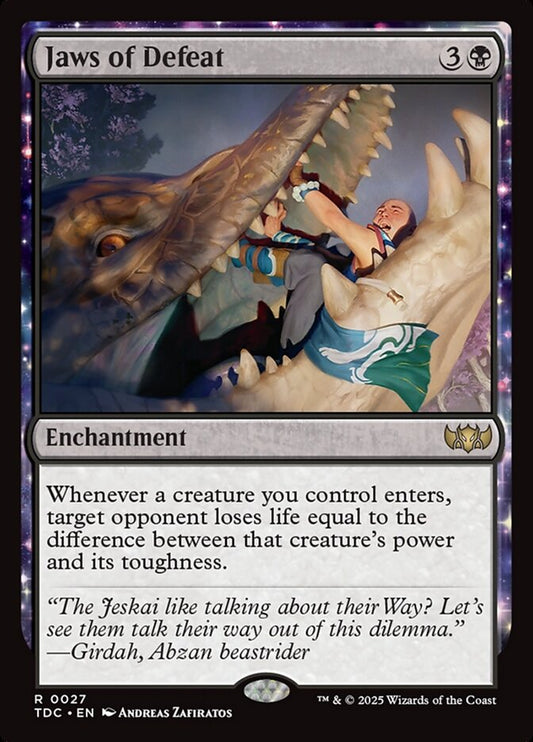 Jaws of Defeat tdc 27