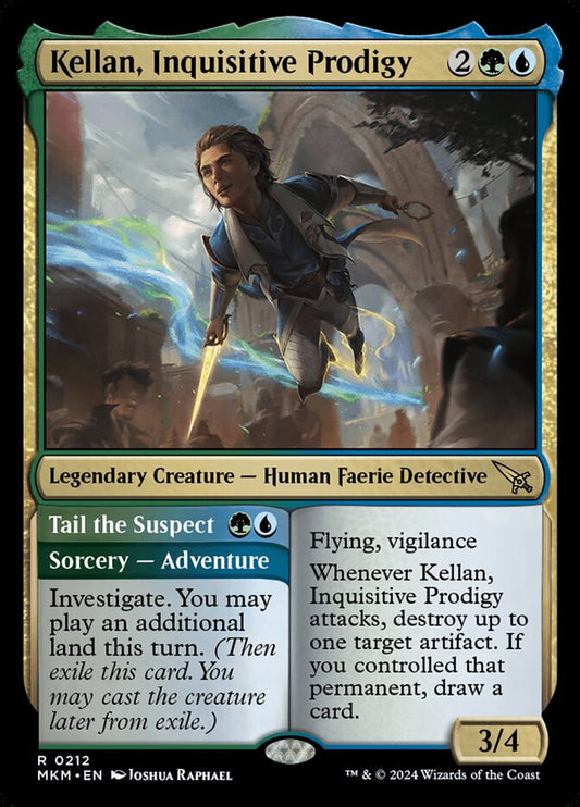 Kellan, Inquisitive Prodigy // Tail the Suspect mkm 212
