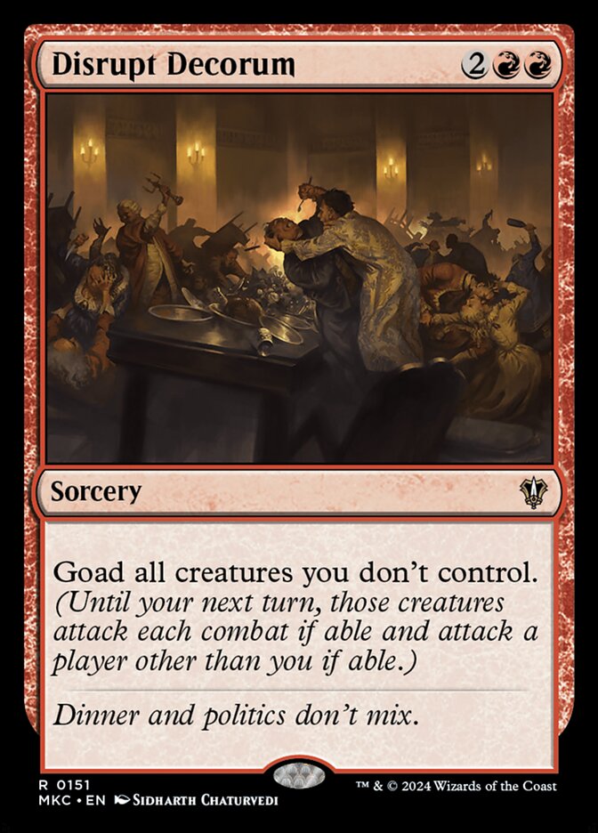 Disrupt Decorum mkc 151